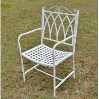 vintage antique garden metal furniture chair lounge Outdoor Armchair