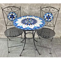 outdoor mosaic art metal Garden Furniture